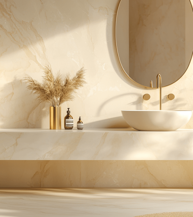 Porzella Bathroom Slab design